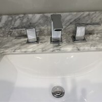 TS6720BN Moen 90 Degree Widespread Bathroom Faucet with Drain 
